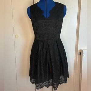 H&M Black Lace Mini Dress